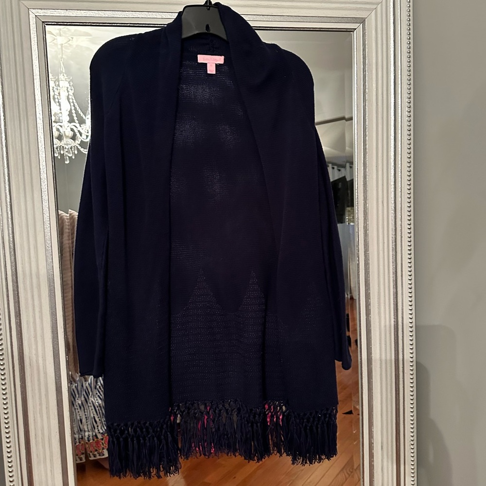 Navy, XS Tatum Lilly Pulitzer cardigan